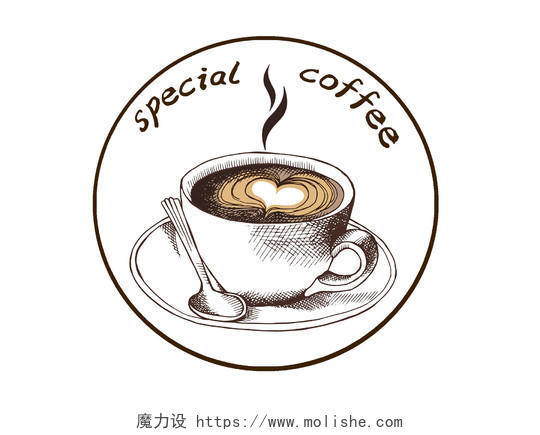 咖啡标志logo模板设计咖啡馆logo咖啡logo